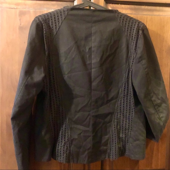 Calvin Klein Blazer Moto Style Size Medium - Picture 4 of 9